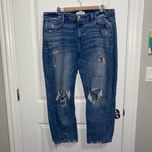 Lane Bryant Distressed Denim Jeans